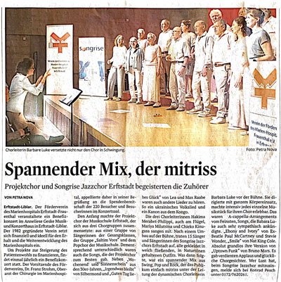 Spannender Mix, der mitriss